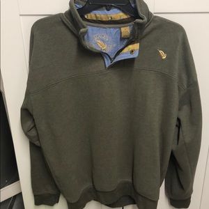 Men’s quarter zip sweater.